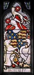 Heraldik af Henrik IV, 1867-71 (farvet glas)