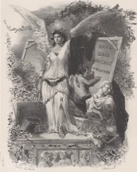 Samtidskunstnere, ca. 1847.