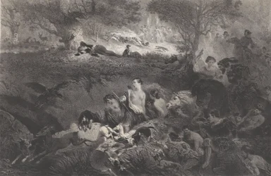 Drømme om jagt, 1858.