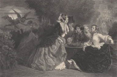 Djævelens døtre Skabningen, ca. 1848-62.