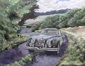 Jaguar XK150 Cruising