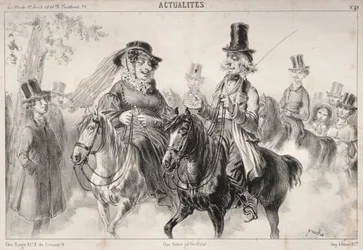 Nyheder: Fortæl mig, Madame Miroton, det ser ud til, at det er os, der har sat tonen..., 1841.
