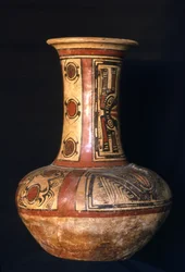 Højhalset krukke, Early Cocle phase, 700-800 AD (keramik)