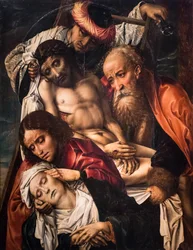 Nedstigning fra korset, ca. 1520 (Tempera og olie på træ (eg))