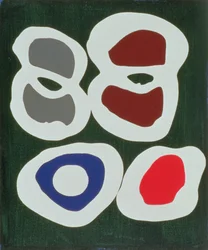 Cross-Cut, 1998 (akryl på lærred)