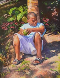 Dreng, brødfrugt, kokosnød, 2019