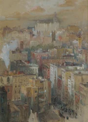 Udsigt over New York City, ca. 1910