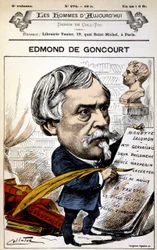 Edmond de Goncourt - af Coll-Toc (Coll Toc), i "" Les Hommes d