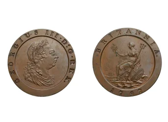 Cartwheel twopence, 1797 (bronze)