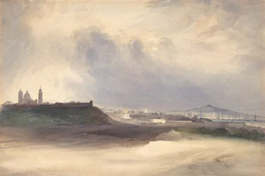 Indflyvning til Montevideo, Uruguay, 1832.