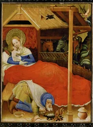 Fødselskirken (tempera på træ)
