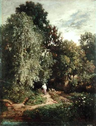 Path in a Small Wood, begyndelsen af 1860