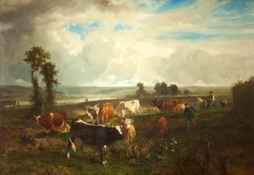 Landskab, Les Hauteurs de Suresnes, 1856