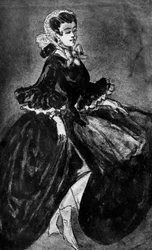 Kvinde ruller op, 1800-tallet, 1930