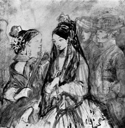 Spanske damer, 1800-tallet, 1930.