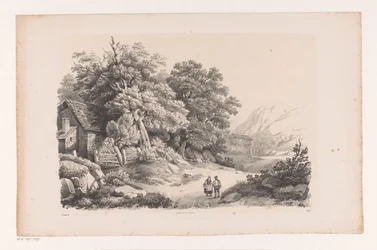 Landskab med to figurer på en landevej The Landscape (serietitel)