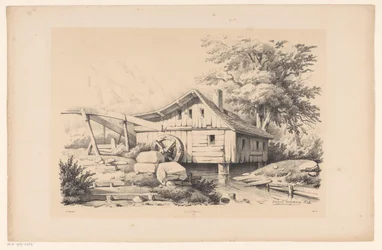Vandmølle i et bjerglandskab The Landscape (serietitel)