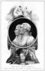 Kong George III og Dronning Charlotte, 1800-tallet