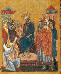 Krucifiks af Coppo di Marcovaldo (ca 1220-efter 1276), detalje
