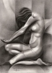 Abstrakt, yndefuld figur