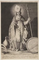Willibrord, planche 2, fra Biskopperne af Utrecht