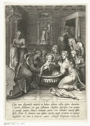 Thomas spiser et papir med Ave Maria The Life of Saint Thomas Aquinas (serietitel)