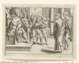 Paulus gør Elymas blind The Life of Paul (serietitel)