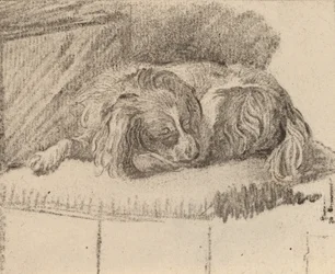 Liggende hund, 1777.