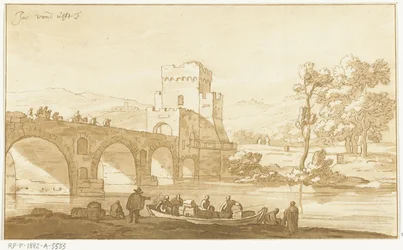 Ponte Molle nær Rom