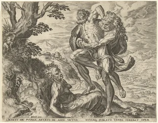 Hercules kæmper med Antaeus Labours of Hercules (serietitel)