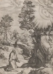 St Francis Penitent in the Wilderness, 1575.