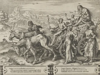 Ønskets triumf, fra The Cycle of the Vicissitudes of Human Affairs, plade 6, 1564.