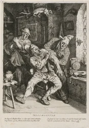 Helbreder, blad 2 af en serie med tre genrefremstillinger