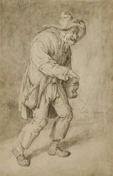 Hurdy-Gurdy Player, 1695