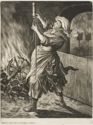 Woman Lighting a Rocket, også kaldet Peace Gets Me Going, fra Communia Gaudia (The Wide-Spread Juice at the Siege of Namur)