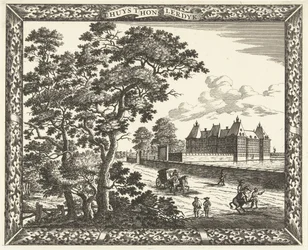 Udsigt over Honselersdijk Palace 