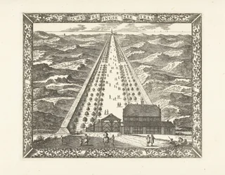 Udsigt over Scheveningen Zeestraat (Scheveningseweg) Schevelingse Stræde (titel på objekt)