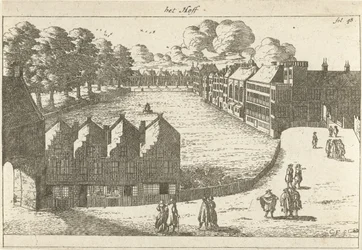 Udsigt over Buitenhof the Hoff (titel på objekt)