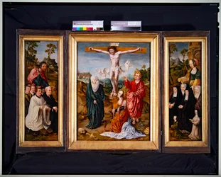 Korsfæstelses-triptykon (panel, centralt)