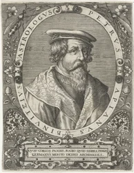 Portræt af Peter Apianus Petrus Apianus Binuitzius (titel på objekt)