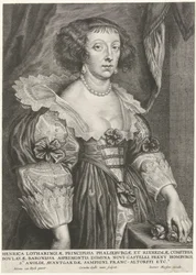 Portræt af Henriëtte van Lorraine
