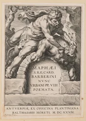 Titelside til Maffeo Barbarian, Digte