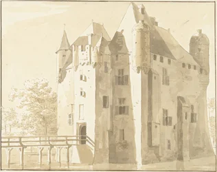 Frissestein Slot i Herwijnen, bagerst