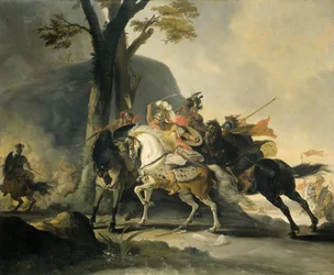 Alexander den Store i slaget ved Granicus mod perserne