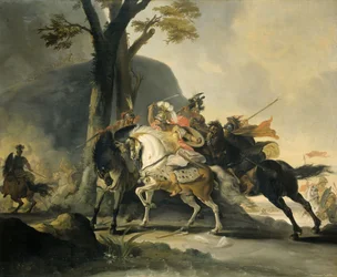 Alexander den Store i slaget ved Granicus mod perserne
