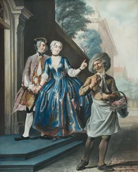 Pefroen og fårehovedet, 1739