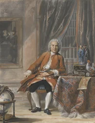Portræt af Joan Jacob Mauricius, Surinams generalguvernør Portræt af Joan Jacob Mauricius, generalguvernør i Surinam, digter og teaterentusiast