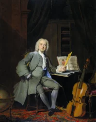 Portræt af et medlem af familien Van der Mersch, 1736