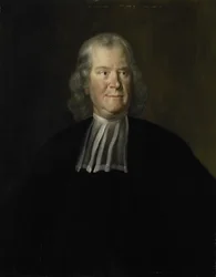 Portræt af lægen Herman Boerhaave, professor ved universitetet i Leiden