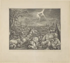Abraham rejser til Sikem / Bebudelse til hyrderne Royal Bible (serietitel)